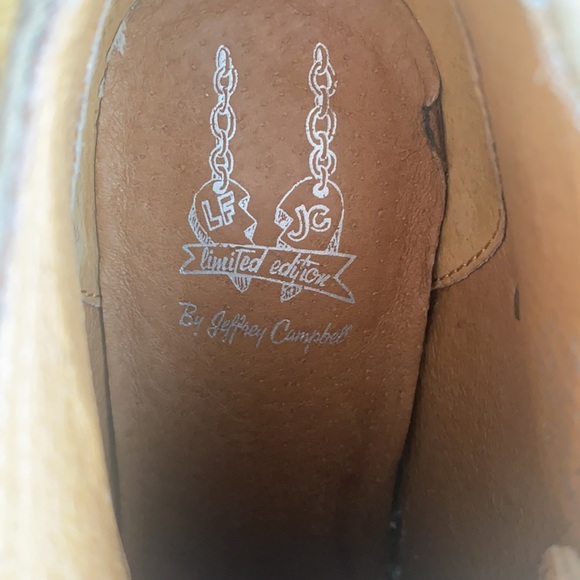 Jeffrey Campbell Damsel Claw Tan Wedge Boot - Picture 6 of 9